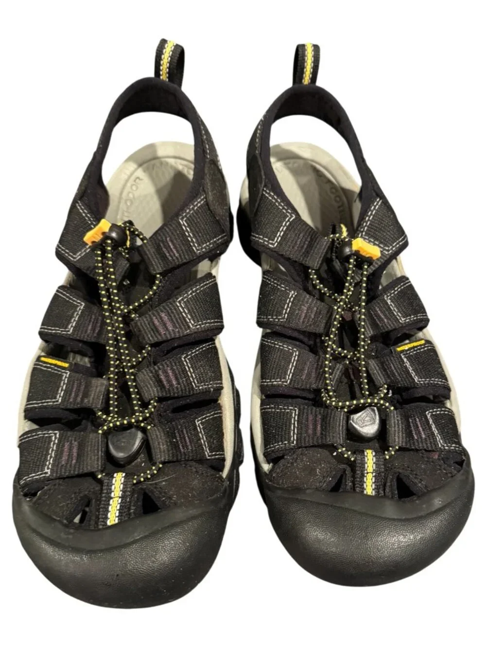 KEEN Newport H2 Sandals Men's US 9 EU 42 Black Outdoor Water Hiking Shoes EUC